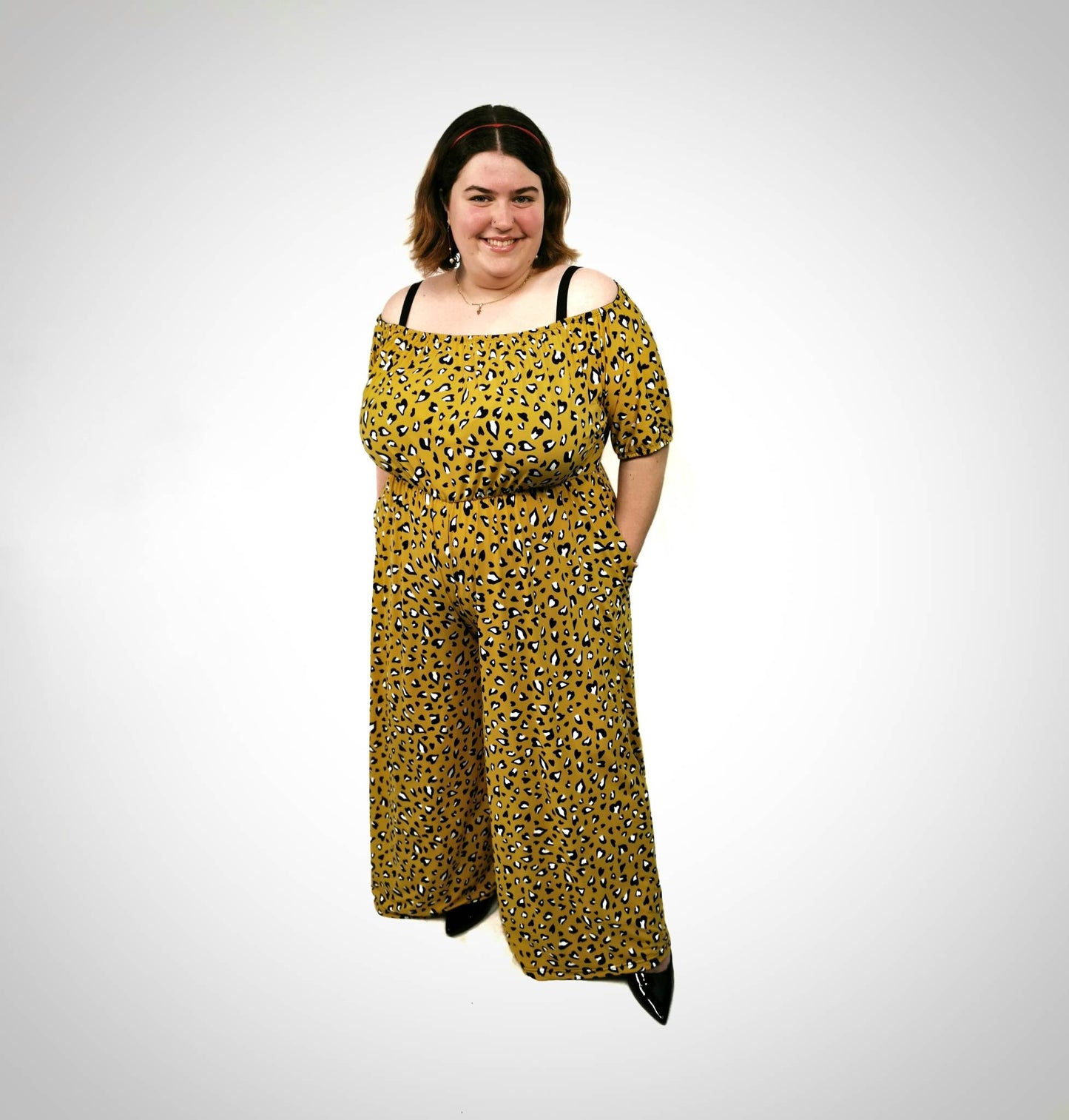 Long jumpsuit with pockets made in Quebec