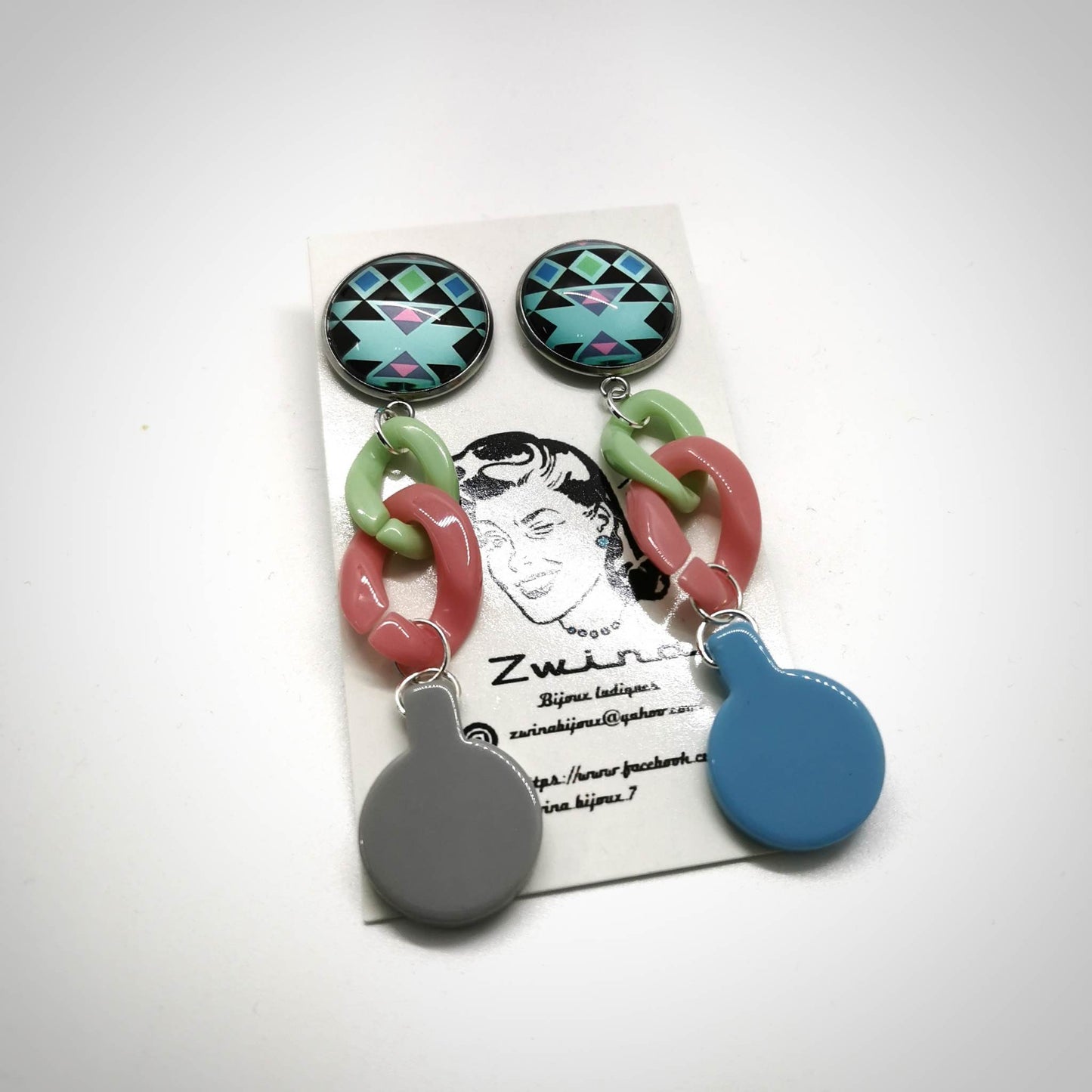 ZWINA earrings Made in Montreal!!!