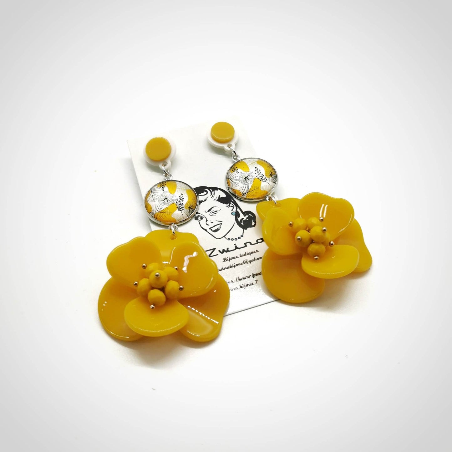 ZWINA earrings Made in Montreal!!!