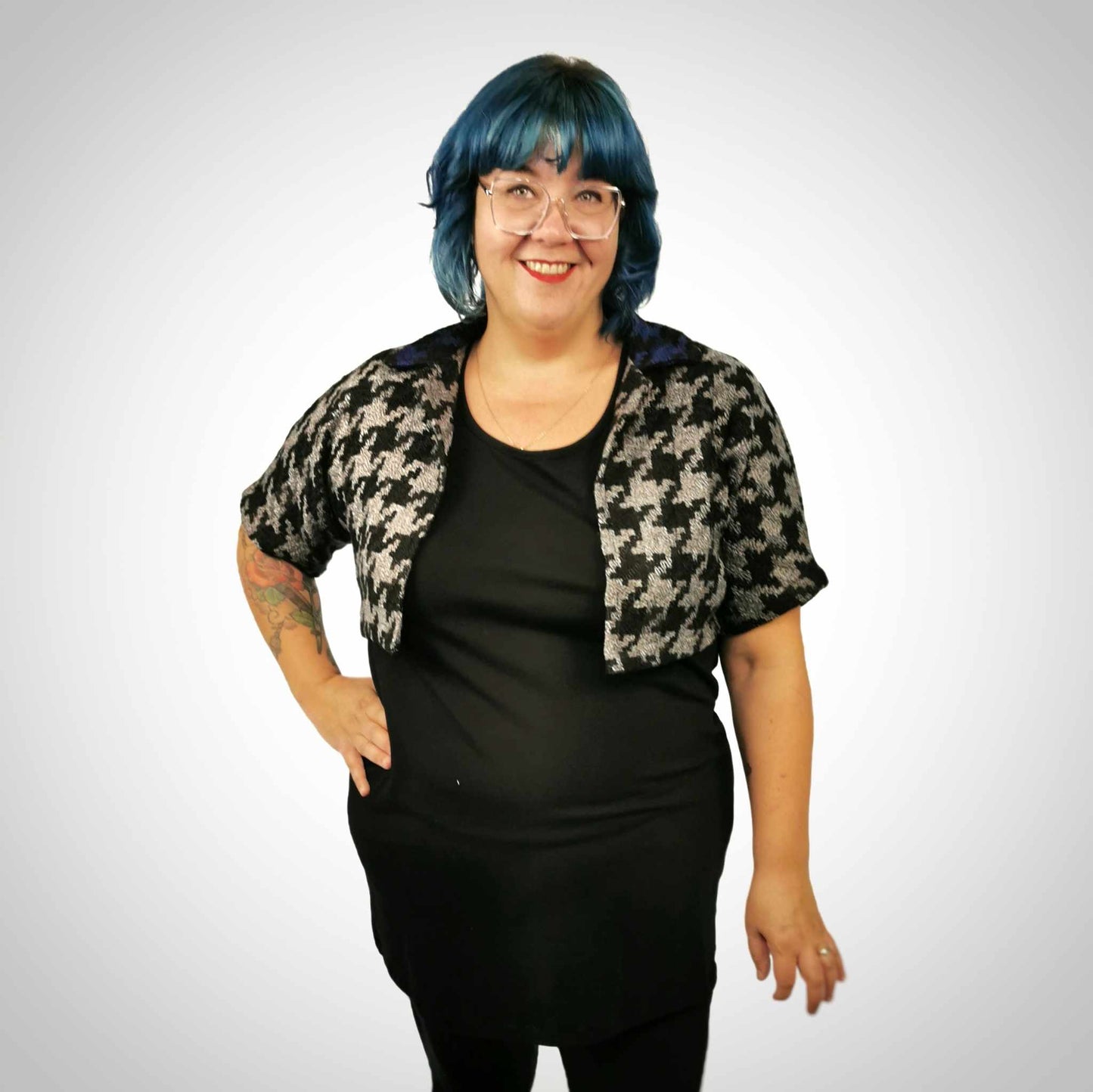 Boléro pied de poule Rock'N Ronde Fabriquée au Québec