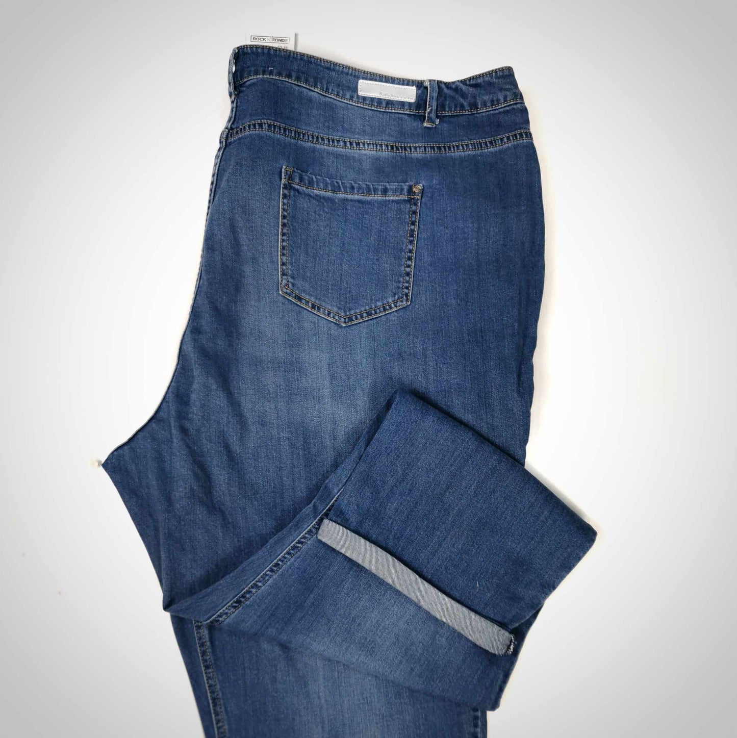 Jeans anthology jade, jambes droites, taille haute