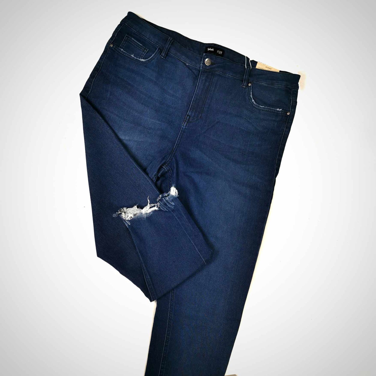 Diane dark skinny jeans, high waist