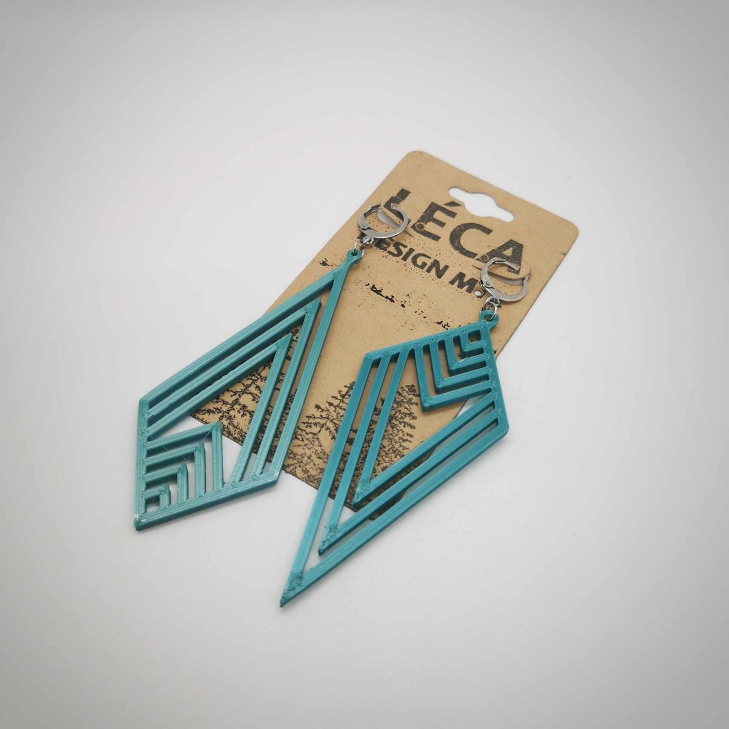 Boucles d'oreilles LÉCA Fait à Montréal!!! Grande