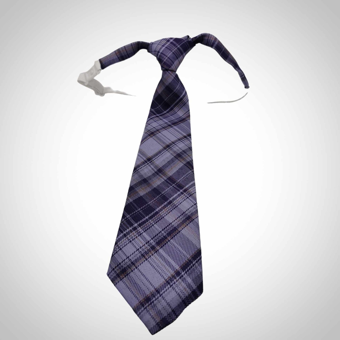 Cravatte à élastique ajustable lilas
