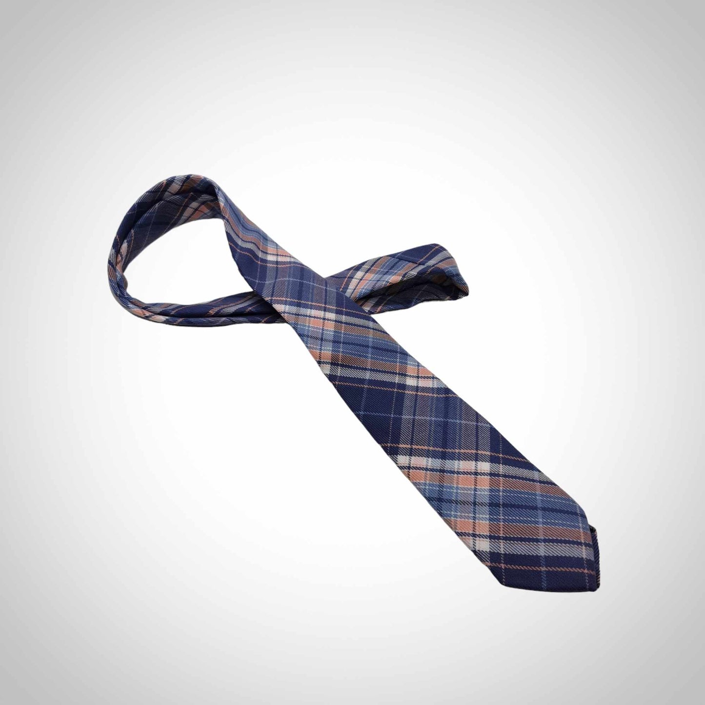 Cravatte à carreaux mauves