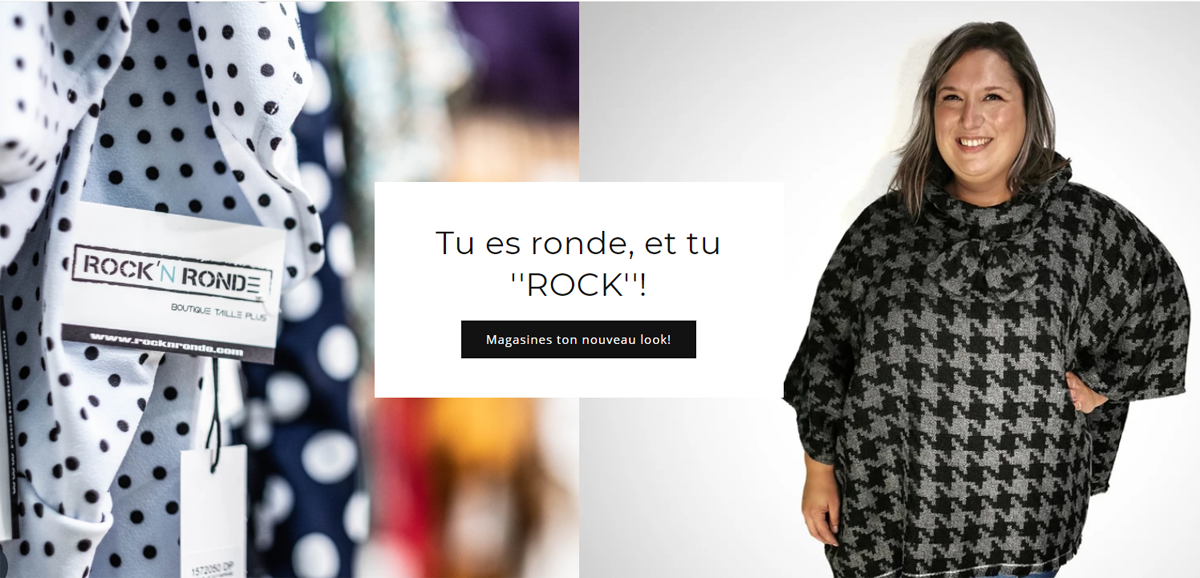 The form Incompetence Discharge Rock'N Ronde boutique taille plus