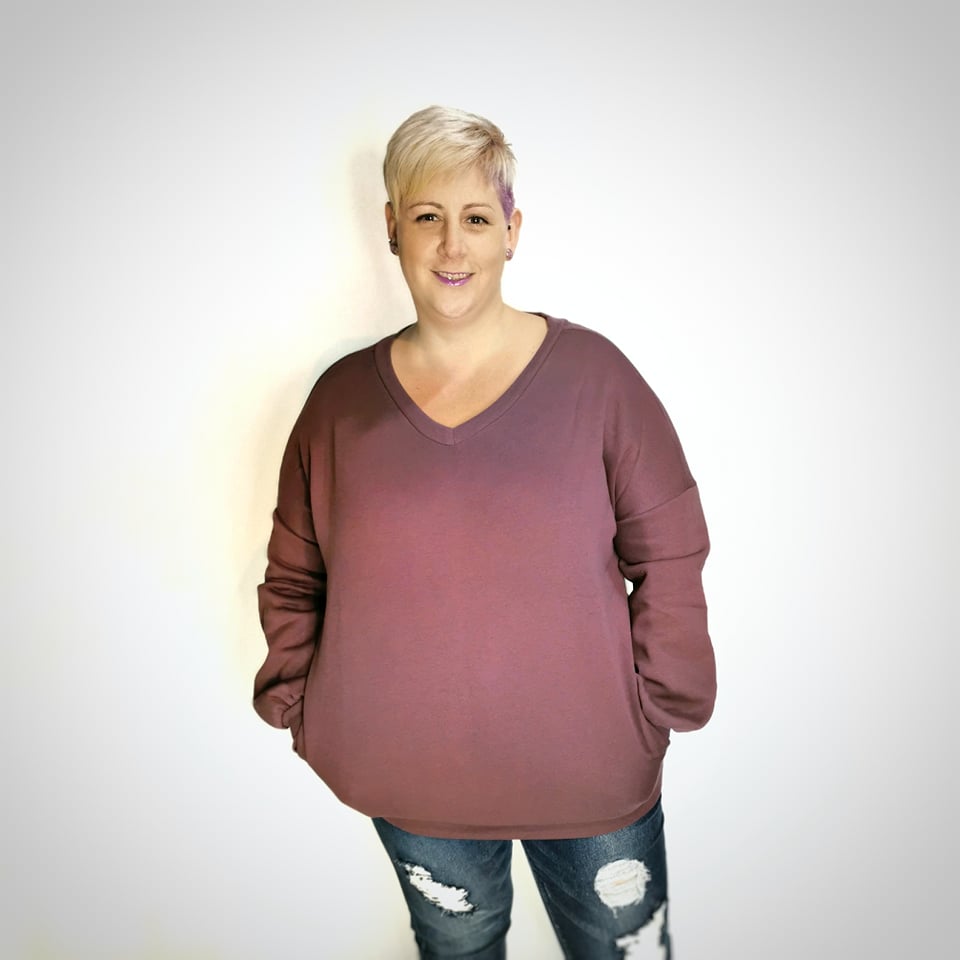 Robe/Chandail long coton ouaté