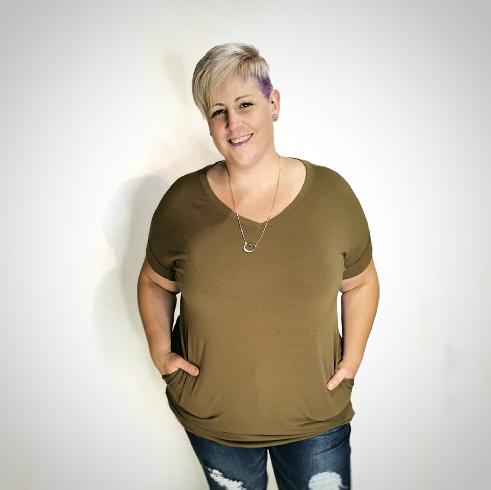 Long t-shirt with pockets