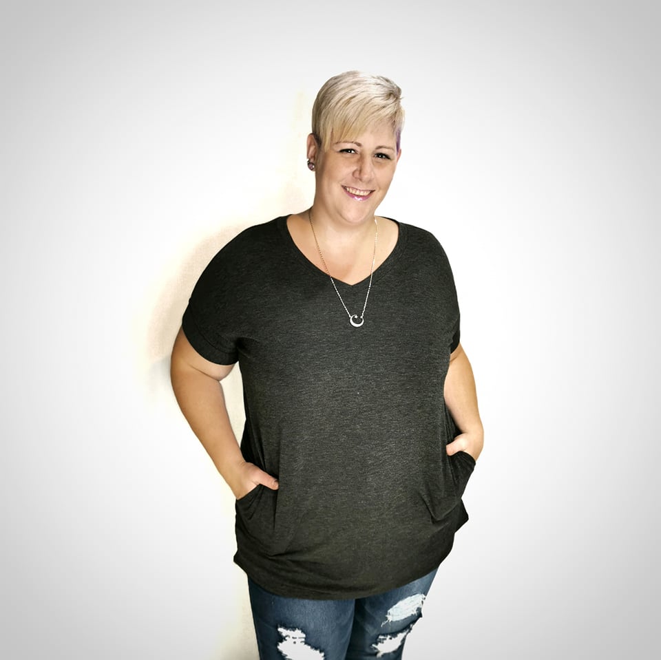 Long t-shirt with pockets