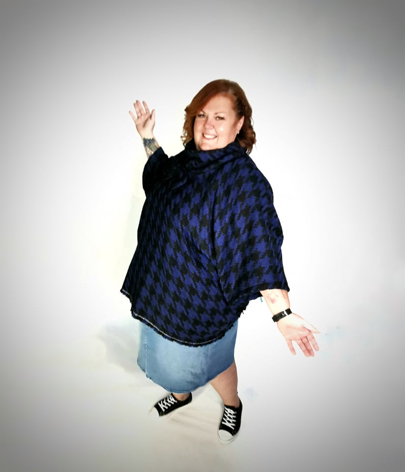 Rock'N Ronde Short Straight Poncho Made in Quebec