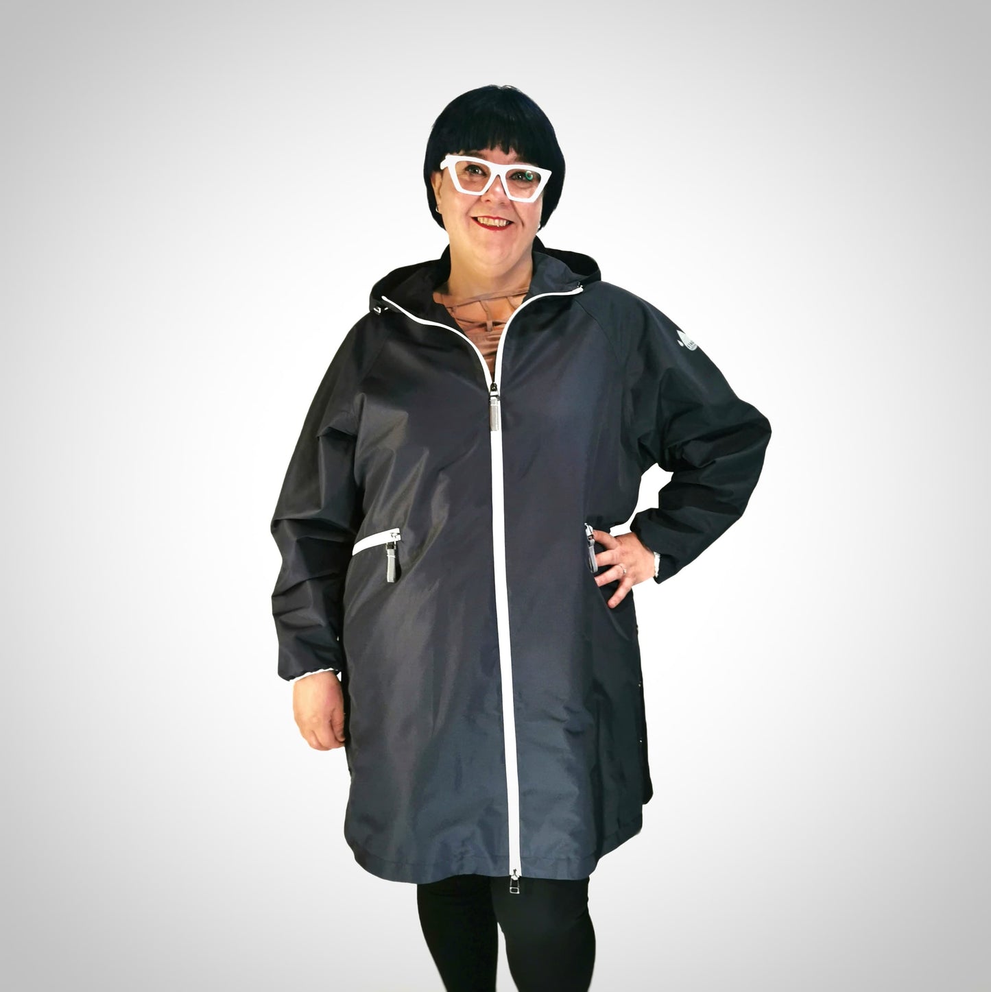 Raincoat ETAGE Navy blue MAGIC