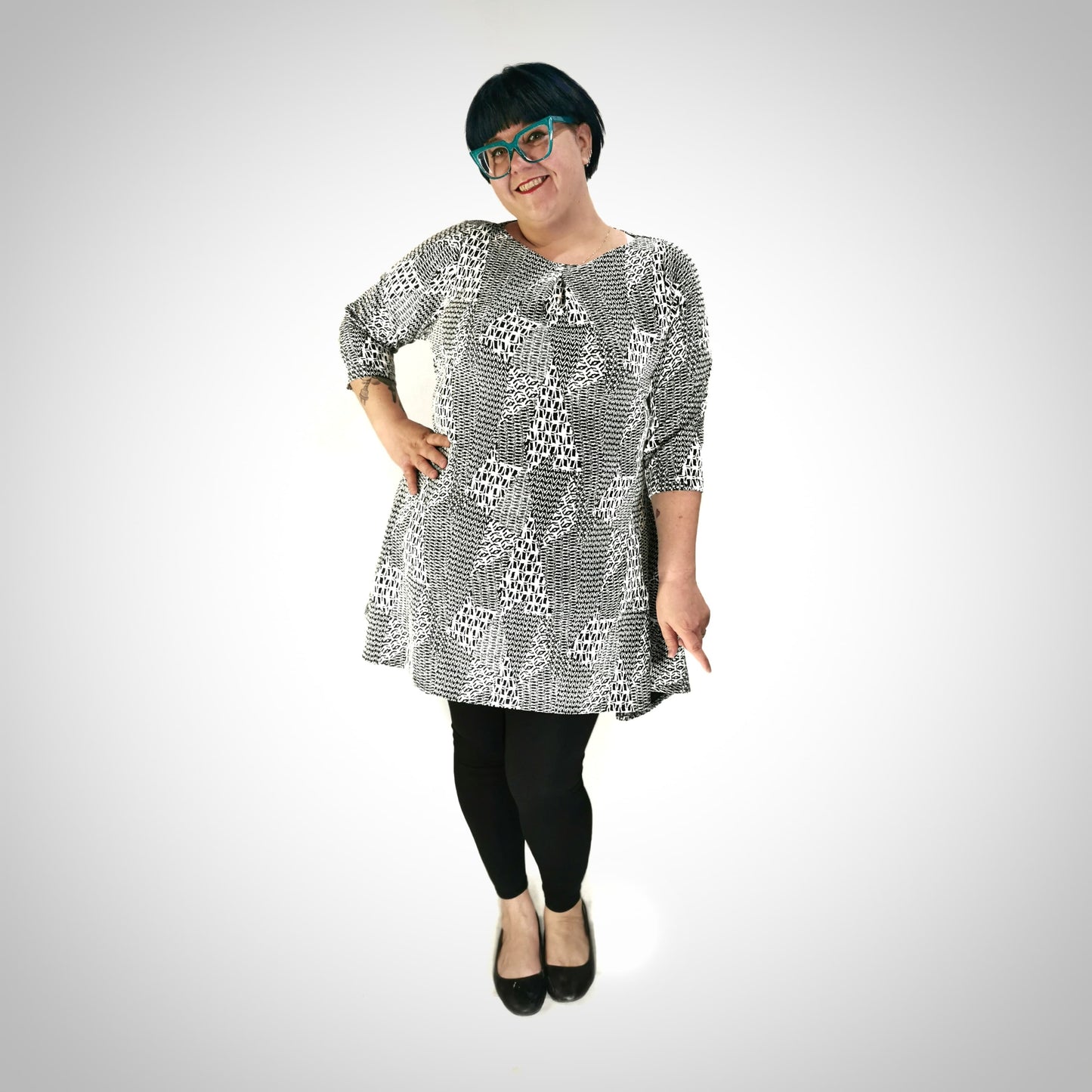 Loose tunic-style dress Made in Quebec