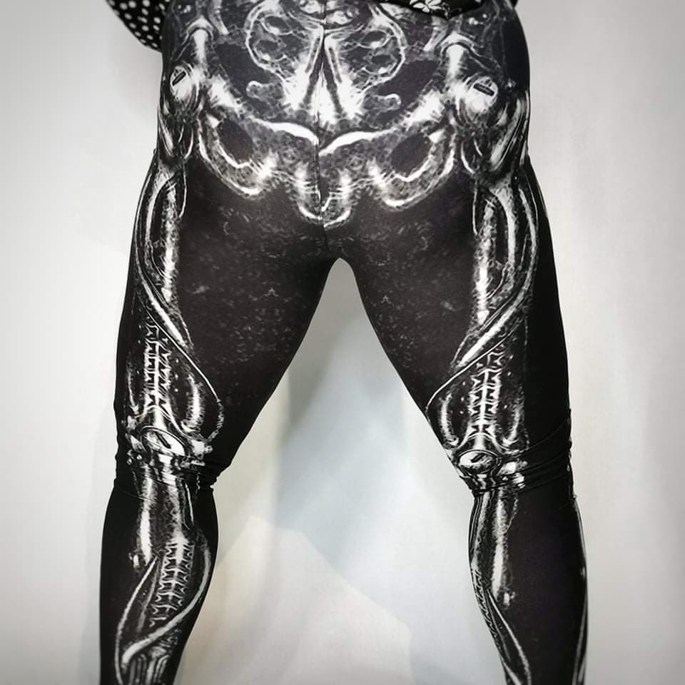 Legging squelette d'Aliens