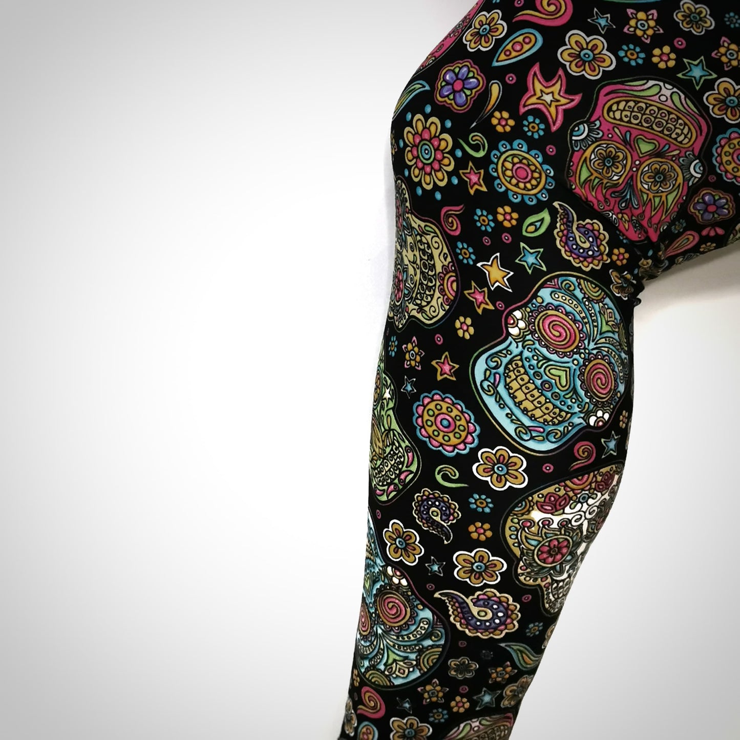 Legging crânes arc-en-ciel