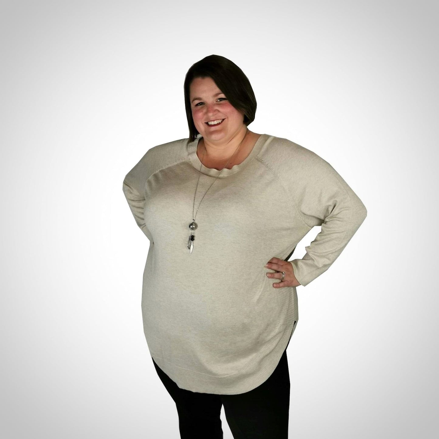 Pull-over beige