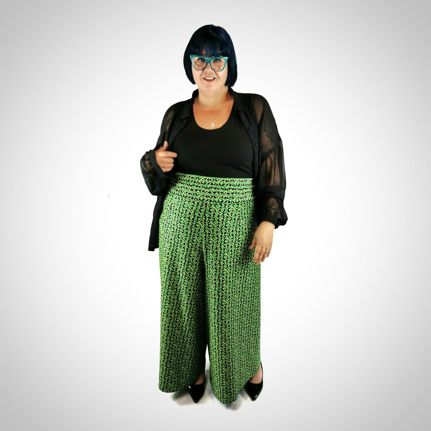 Pantalon Taille Haute Palazo d'automne Fabriqué au Québec