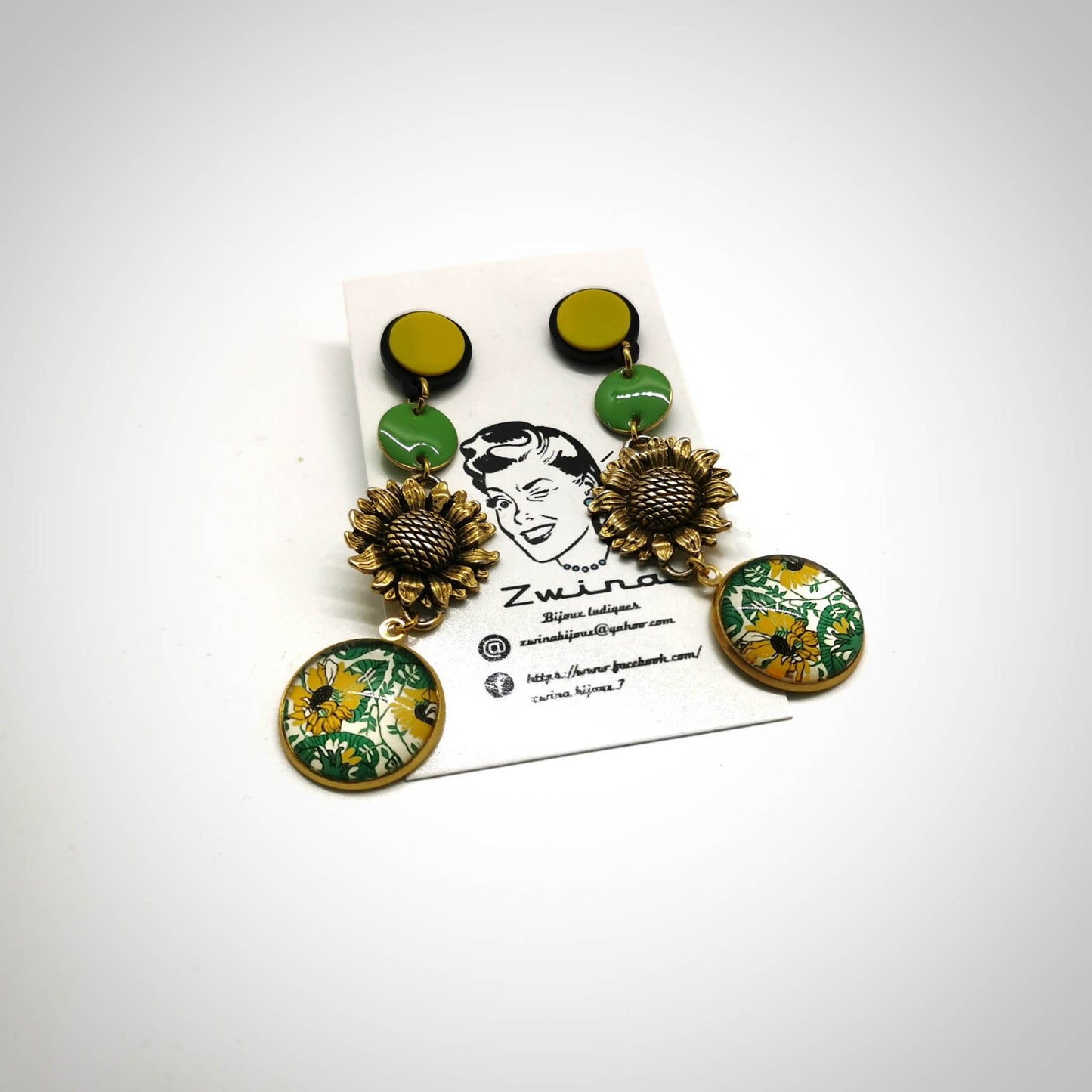 ZWINA earrings Made in Montreal!!!