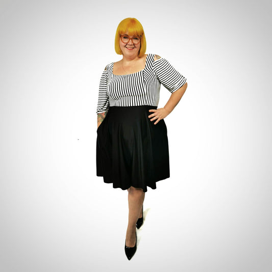 Robe à manches sexy avec poches fabriqué au Québec