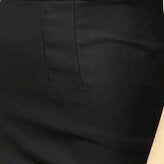 Jupe cigarette taille plus noir