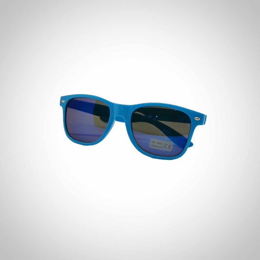 Lunettes de soleil bleu années 80