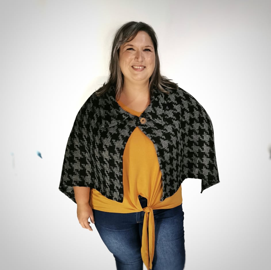 Rock'N Ronde Poncho cape style Made in Quebec