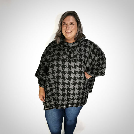 Rock'N Ronde Short Straight Poncho Made in Quebec