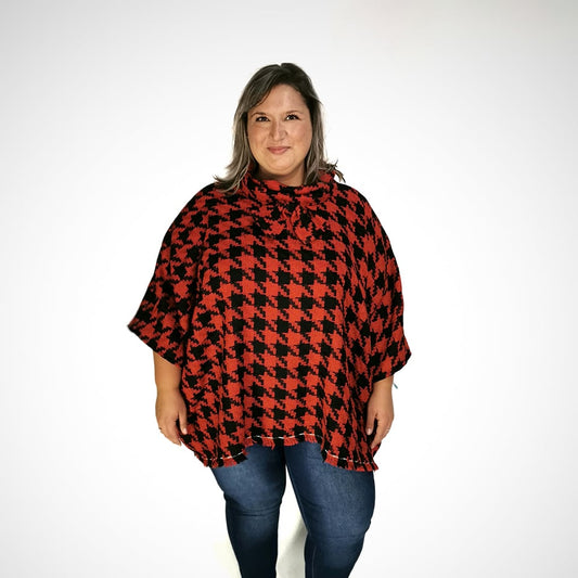 Rock'N Ronde Short Straight Poncho Made in Quebec