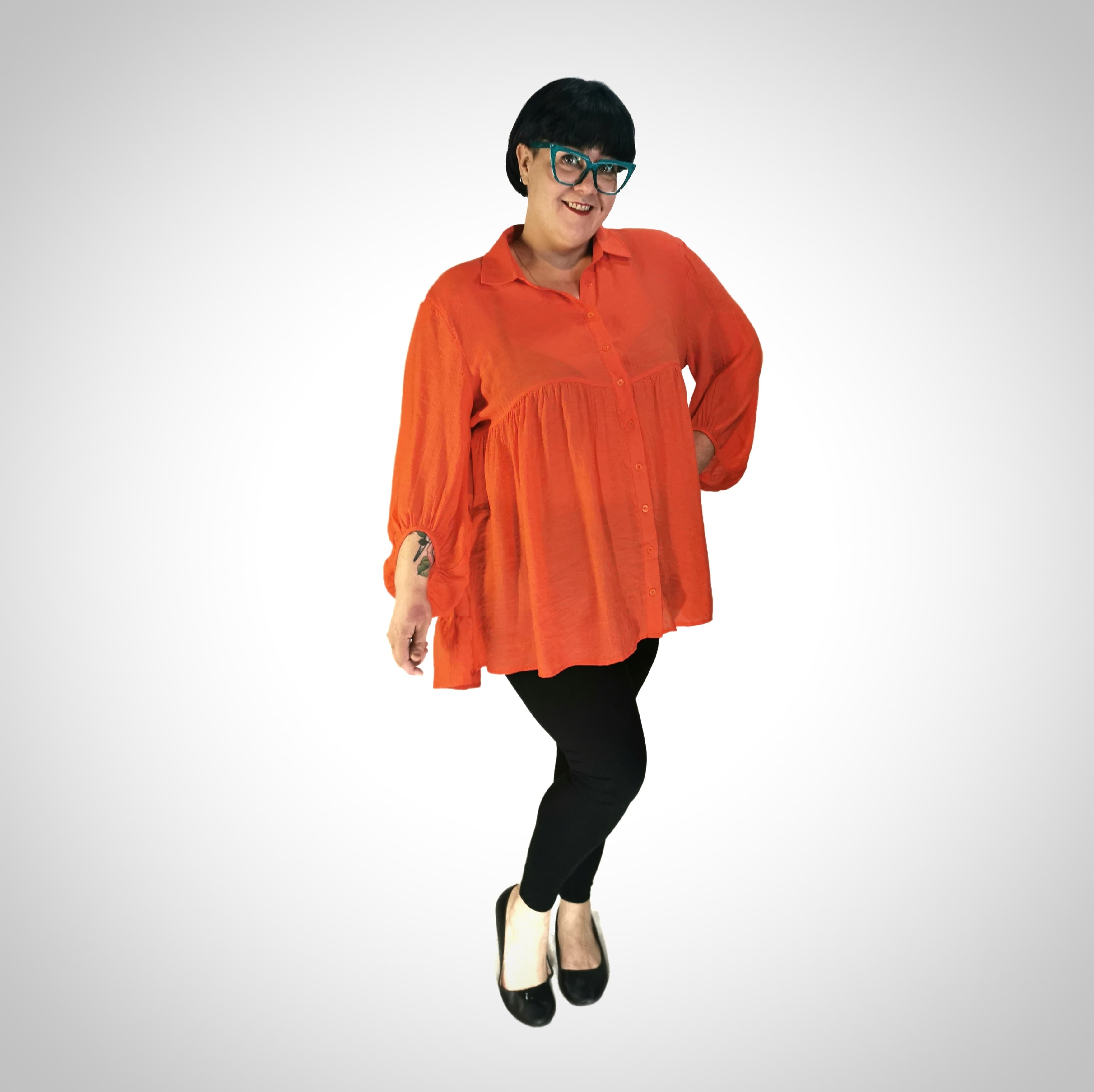 Chemise Décontractée Marron Rock'n'Roll - Taille XL - Occasion Très Bon état - Style Vintage