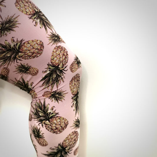 Legging rose avec ananas