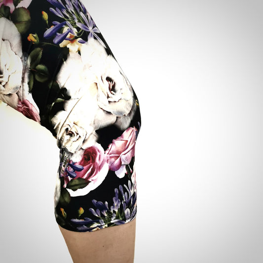 Capri Big flower leggings