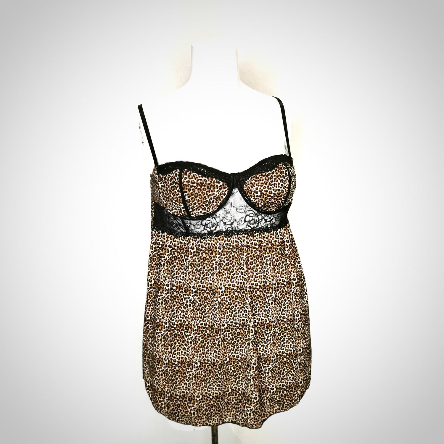 Déshabillé Babydoll Léopard Taille plus – Rock'N Ronde