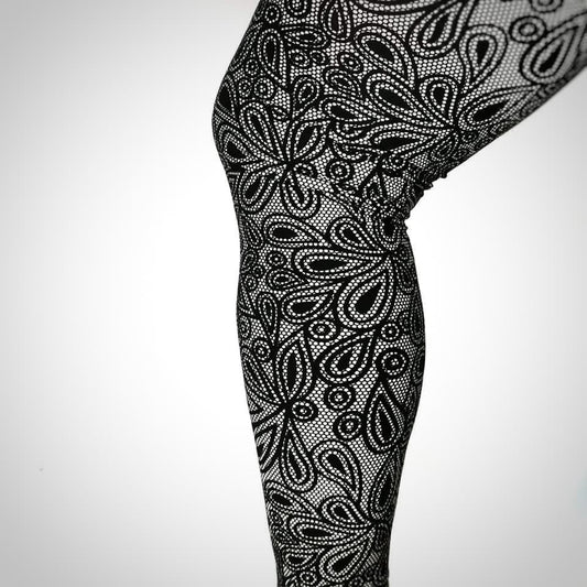 Legging dentelle