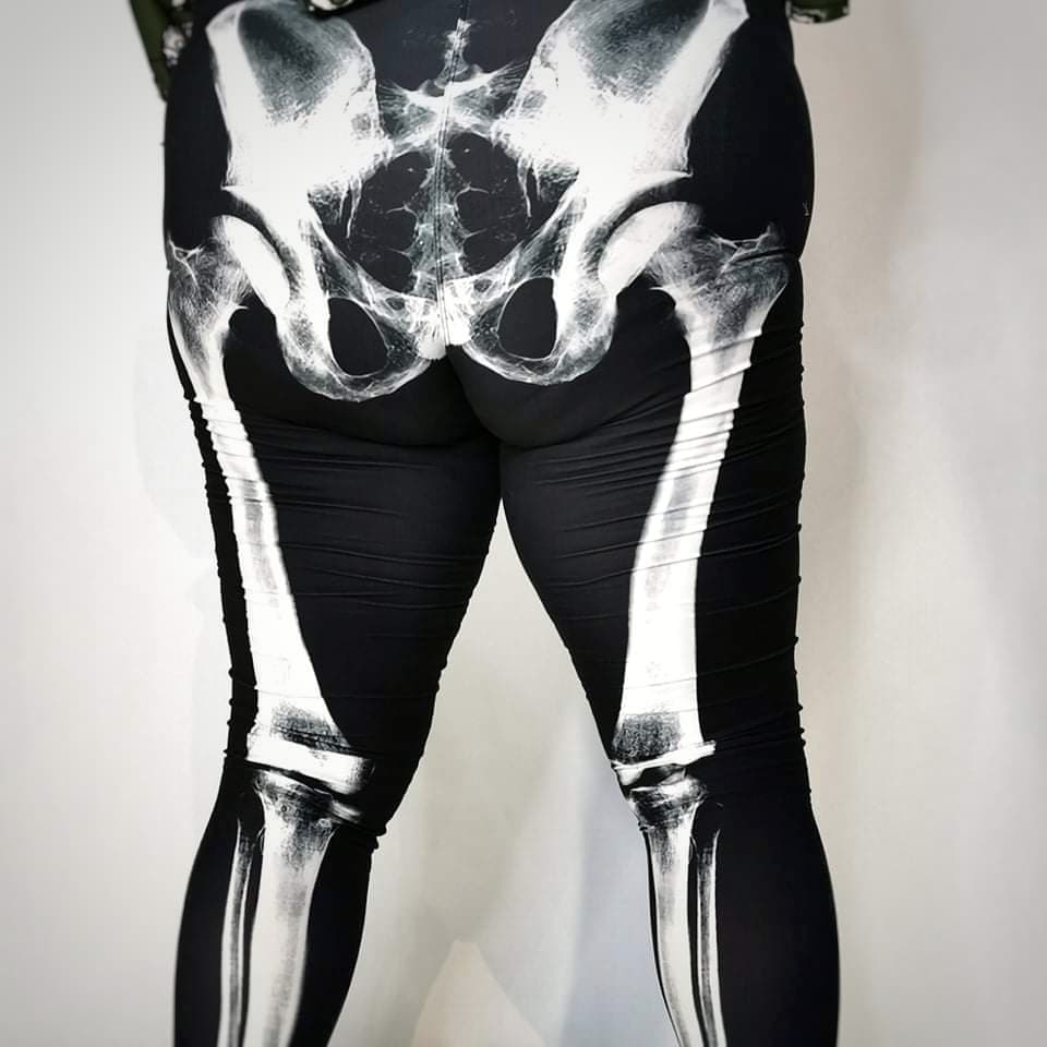 Skeleton leggings