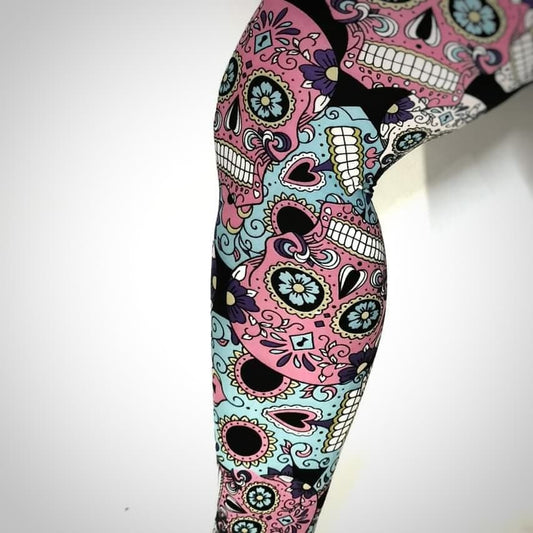 Legging Crânes pastels
