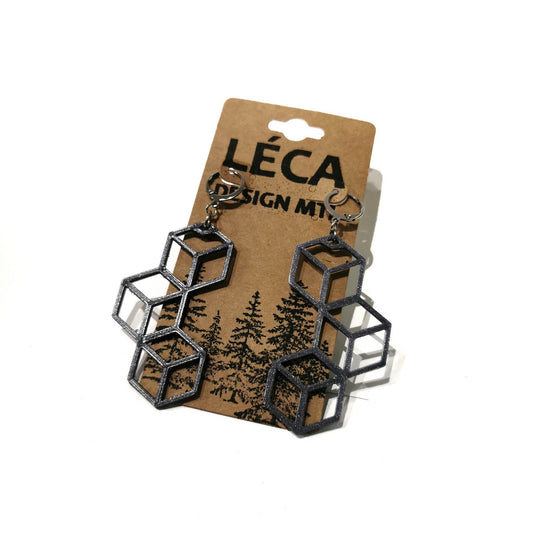 Boucles d'oreilles LÉCA Fait à Montréal!!!